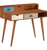VidaXL Schrijftafel 110x50x90 cm massief acaciahout