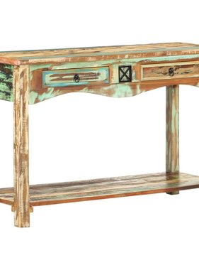 VidaXL Wandtafel 120x40x75 cm massief gerecycled hout