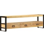 vidaXL Tv-meubel 150x30x45 cm massief mangohout