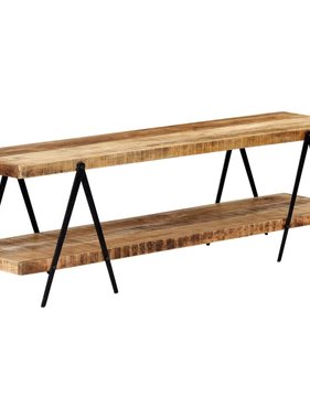 vidaXL Tv-meubel 160x40x50 cm massief mangohout