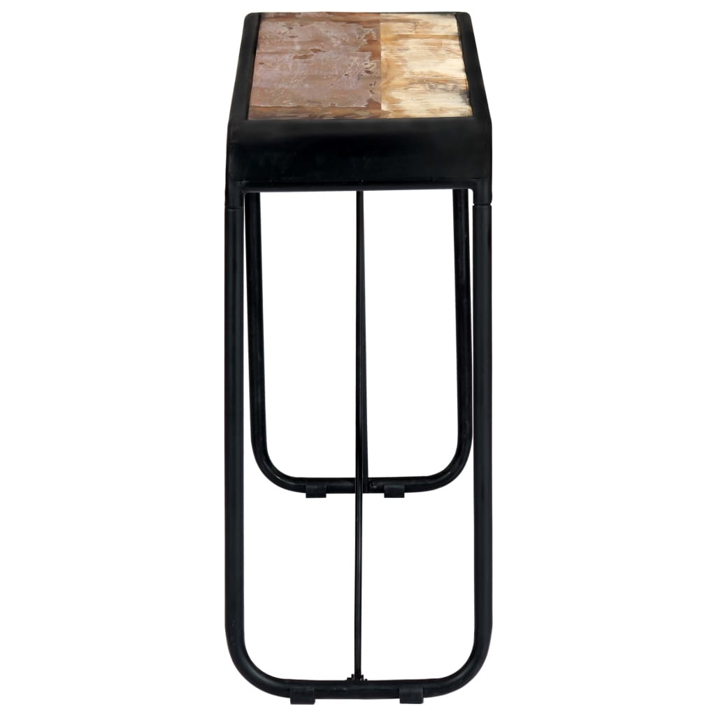 VidaXL Wandtafel 140x35x76 cm massief gerecycled hout