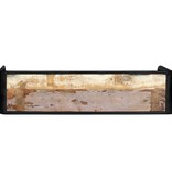 VidaXL Wandtafel 140x35x76 cm massief gerecycled hout