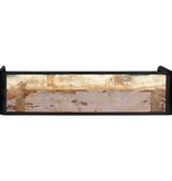 vidaXL Wandtafel 140x35x76 cm massief gerecycled hout