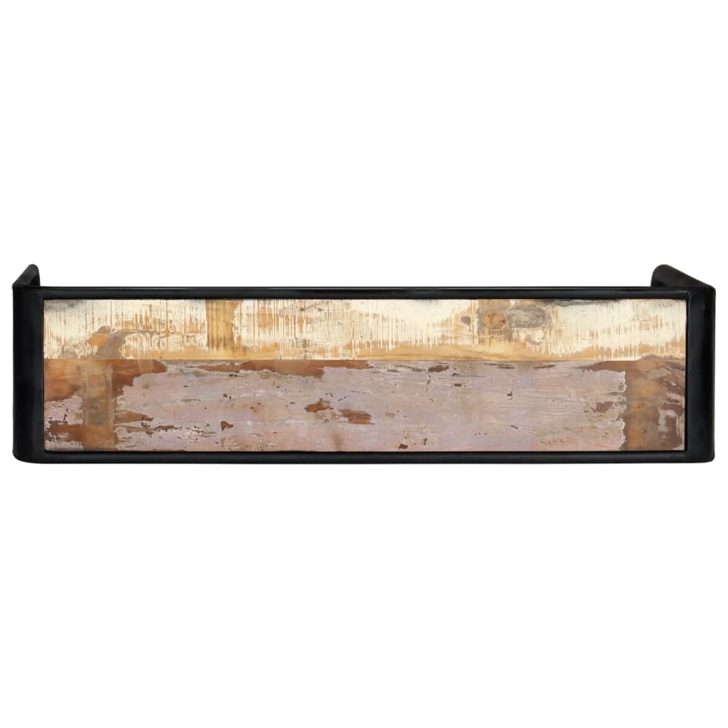 vidaXL Wandtafel 140x35x76 cm massief gerecycled hout