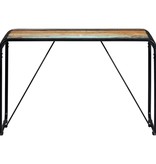 vidaXL Eettafel 118x60x76 cm massief gerecycled hout