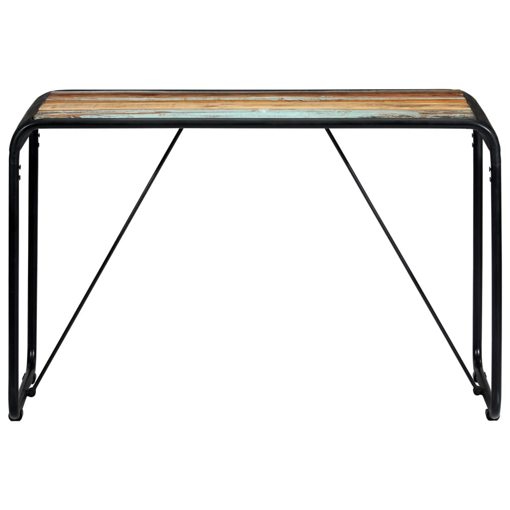 vidaXL Eettafel 118x60x76 cm massief gerecycled hout