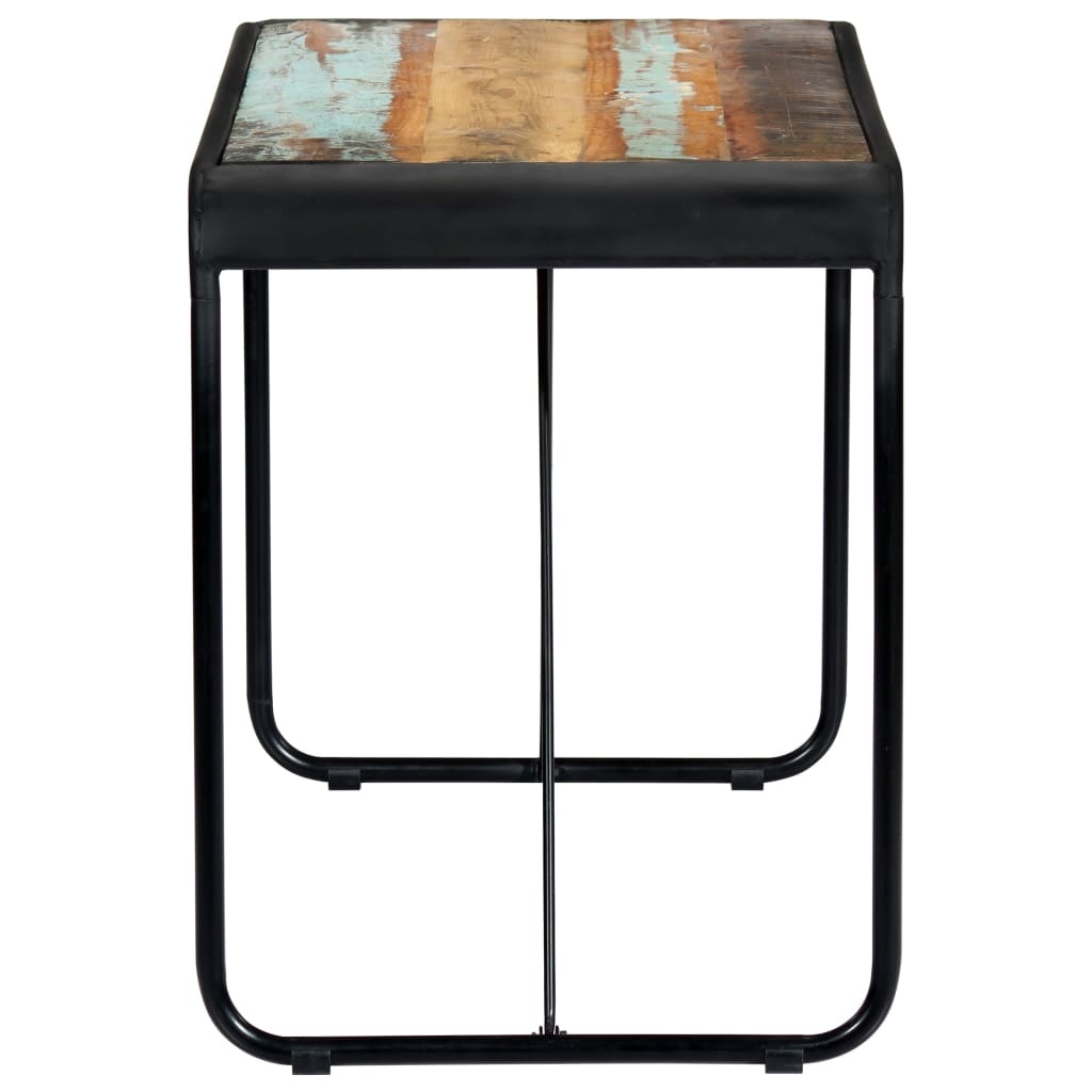 vidaXL Eettafel 118x60x76 cm massief gerecycled hout