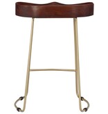 VidaXL Gavin barkrukken 2 st 46x38x52 cm massief mangohout