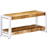 vidaXL Tv-meubel 90x30x40 cm massief mangohout