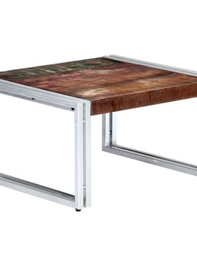 vidaXL Salontafel 60x60x35 cm massief gerecycled hout