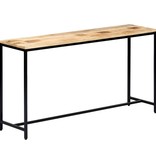 VidaXL Wandtafel 140x35x76 cm massief ruw mangohout