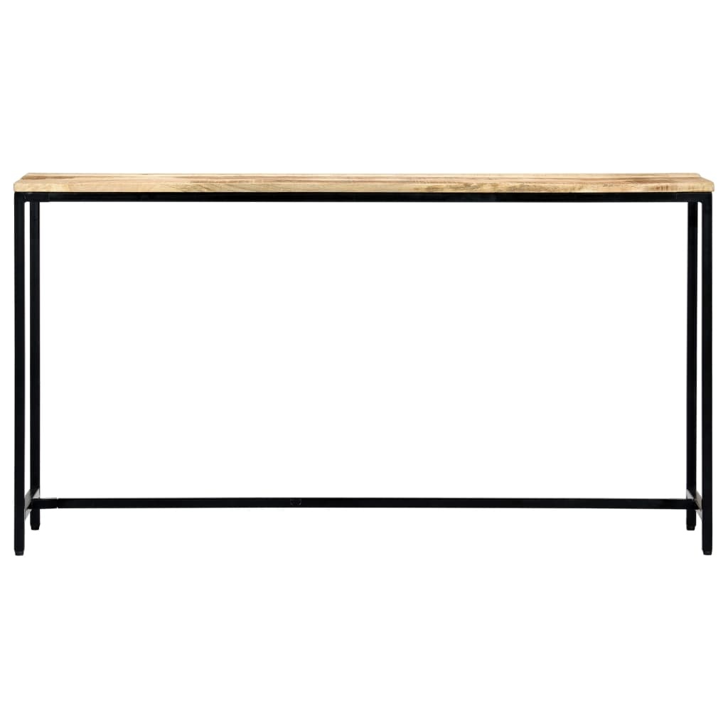 VidaXL Wandtafel 140x35x76 cm massief ruw mangohout