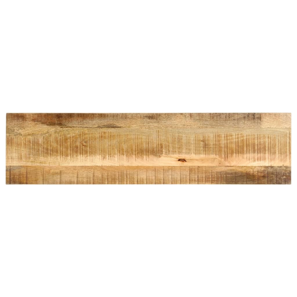 VidaXL Wandtafel 140x35x76 cm massief ruw mangohout