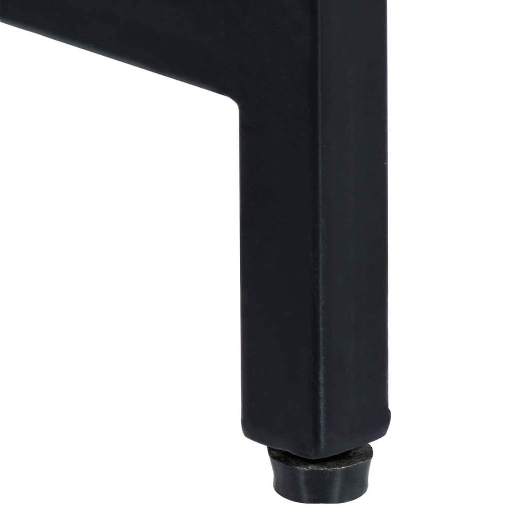 VidaXL Wandtafel 140x35x76 cm massief ruw mangohout