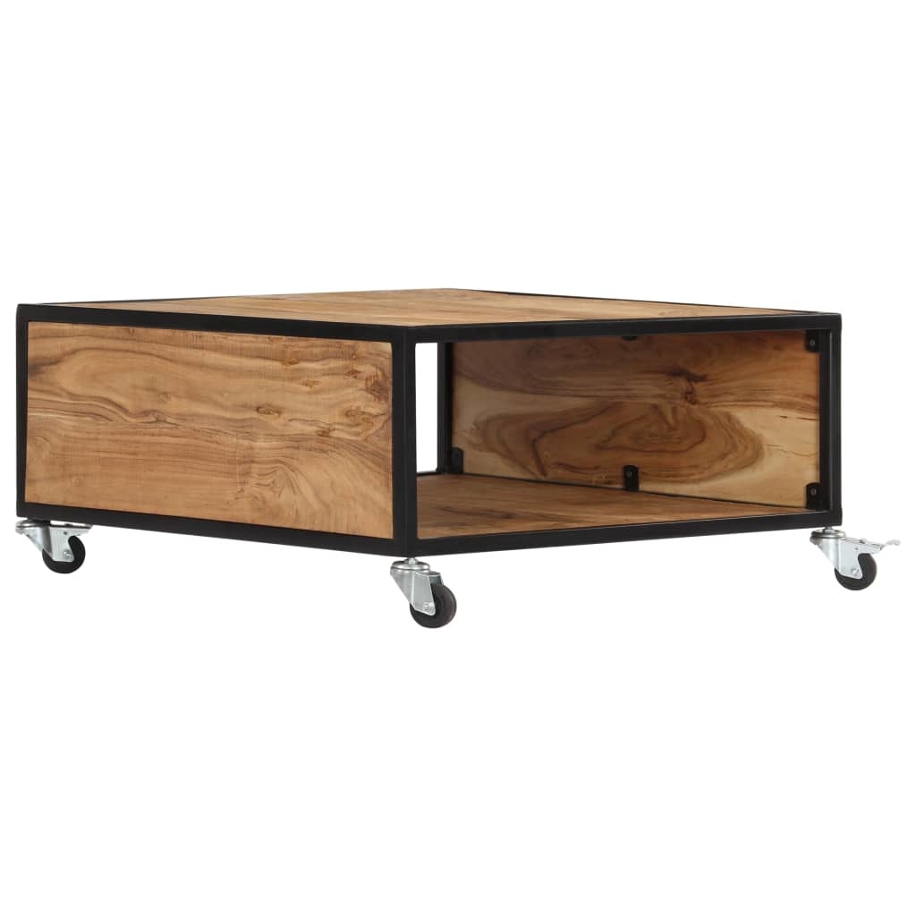 VidaXL Salontafel 70x70x32 cm massief acaciahout