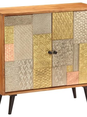 VidaXL Dressoir 80x30x75 cm massief acaciahout