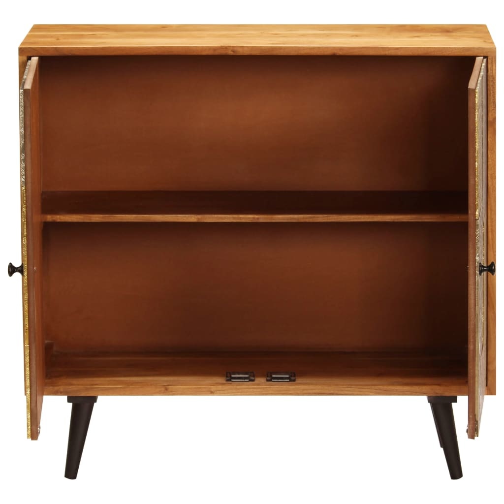 VidaXL Dressoir 80x30x75 cm massief acaciahout