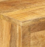 vidaXL Schoenenkast 86x35x55 cm massief mangohout