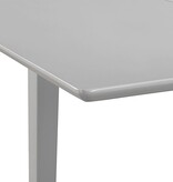 vidaXL Eettafel verlengbaar (80-120)x80x74 cm MDF grijs