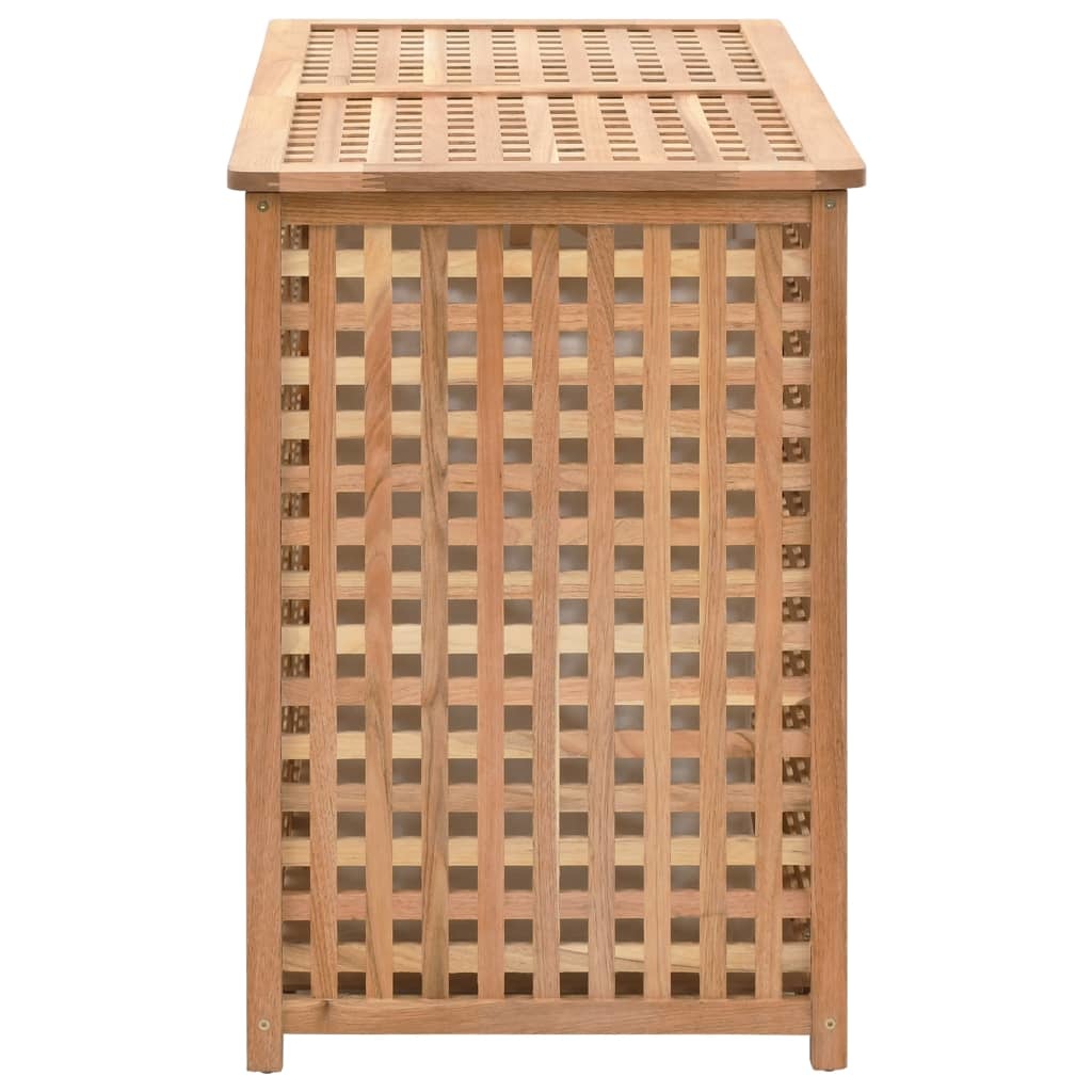 VidaXL Wasmand 87,5x46x67 massief walnotenhout