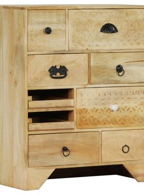 VidaXL Ladekast 60x30x75 cm massief mangohout