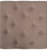 VidaXL Kruk 60x60x36 cm polyester bruin