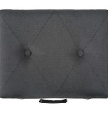 VidaXL Opbergkruk 40 cm stof donkergrijs