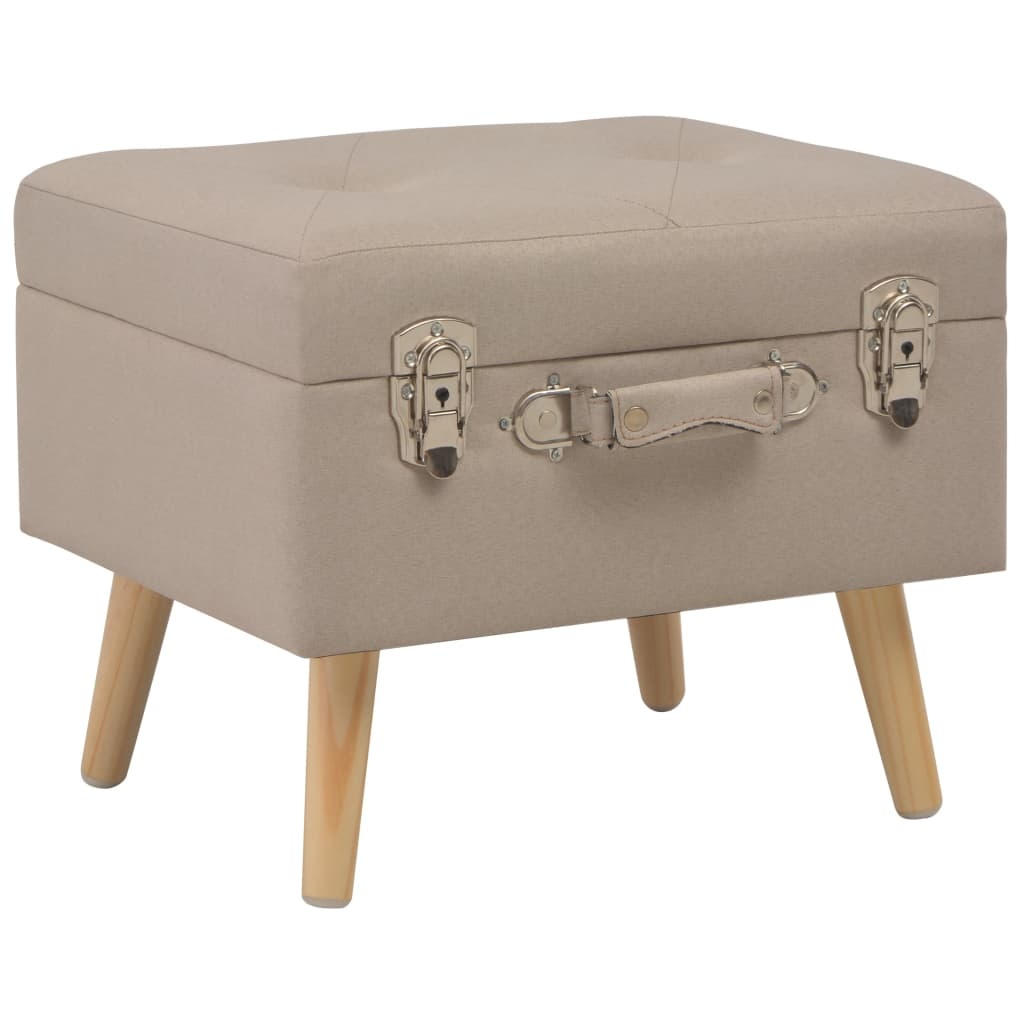 VidaXL Opbergkruk 40 cm stof beige
