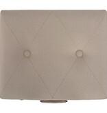 vidaXL Opbergkruk 40 cm stof beige