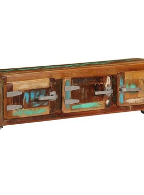 VidaXL Tv-meubel 120x30x37 cm massief gerecycled hout