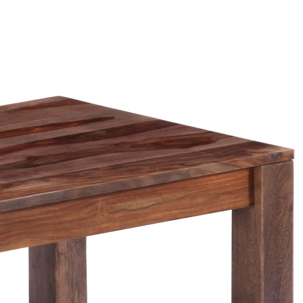 VidaXL Salontafel 110x50x35 cm massief sheeshamhout grijs