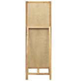 VidaXL Spiegel vrijstaand 48x46,5x150 cm massief eikenhout