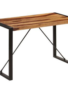 VidaXL Eettafel 120x60x76 cm massief sheeshamhout
