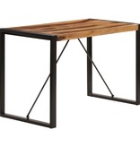 vidaXL Eettafel 120x60x76 cm massief sheeshamhout