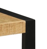 vidaXL Eettafel 140x70x75 cm massief mangohout