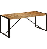 vidaXL Eettafel 180x90x75 cm massief mangohout