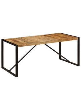 vidaXL Eettafel 180x90x75 cm massief mangohout