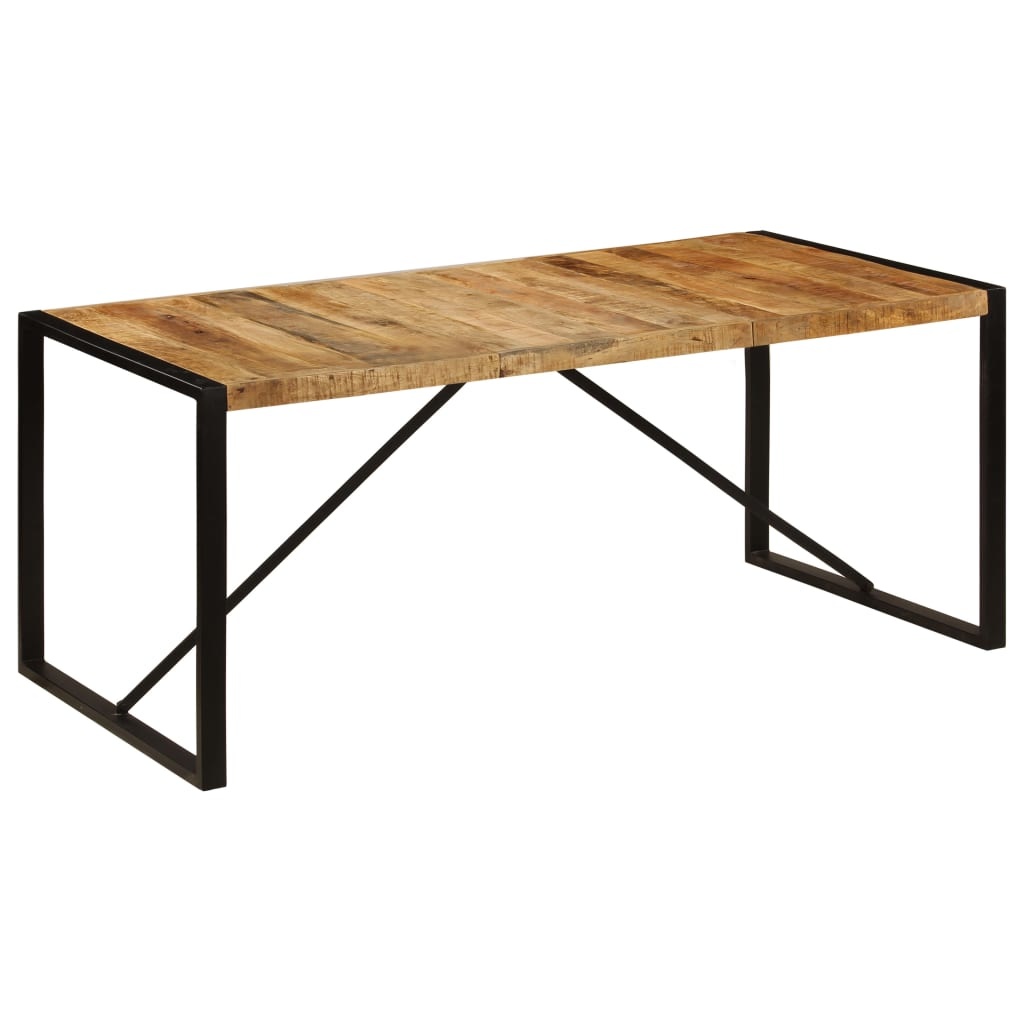 vidaXL Eettafel 180x90x75 cm massief mangohout