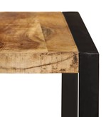 vidaXL Eettafel 180x90x75 cm massief mangohout