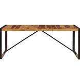 VidaXL Eettafel 200x100x75 cm massief sheeshamhout