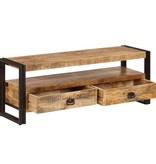 vidaXL Tv-meubel 120x35x45 cm massief mangohout