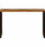 VidaXL Wandtafel 120x35x76 cm massief gerecycled hout en staal