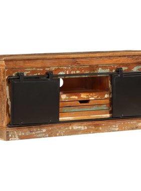 vidaXL Tv-meubel 110x30x45 cm massief gerecycled hout