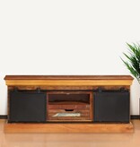 VidaXL Tv-meubel 110x30x45 cm massief gerecycled hout