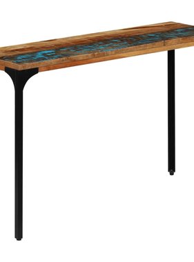VidaXL Wandtafel 120x35x76 cm massief gerecycled hout