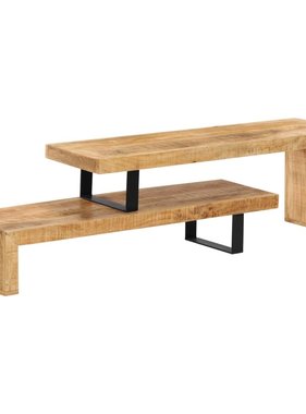 VidaXL Tv-meubel massief mangohout