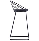 VidaXL Barstoelen 2 st kunstleer zwart