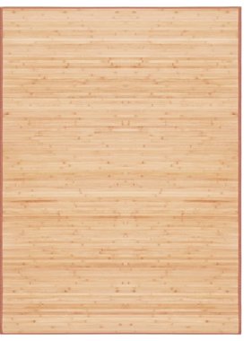 VidaXL Tapijt 160x230 cm bamboe bruin