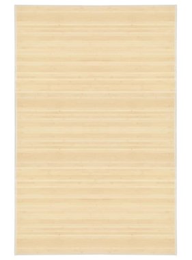 VidaXL Tapijt 100x160 cm bamboe naturel VidaXL Tapijt 100x160 cm bamboe naturel