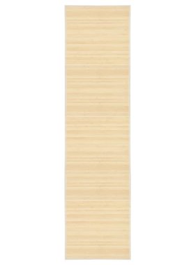 VidaXL Tapijt 80x300 cm bamboe naturel VidaXL Tapijt 80x300 cm bamboe naturel